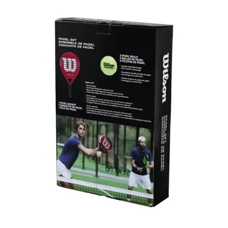 Набор для падела WILSON Optix XP Padel KIT, WR202110U2, ракетка + 3мяча, красный за 20&nbsp;362.60 ₽ купить в Новороссийске
