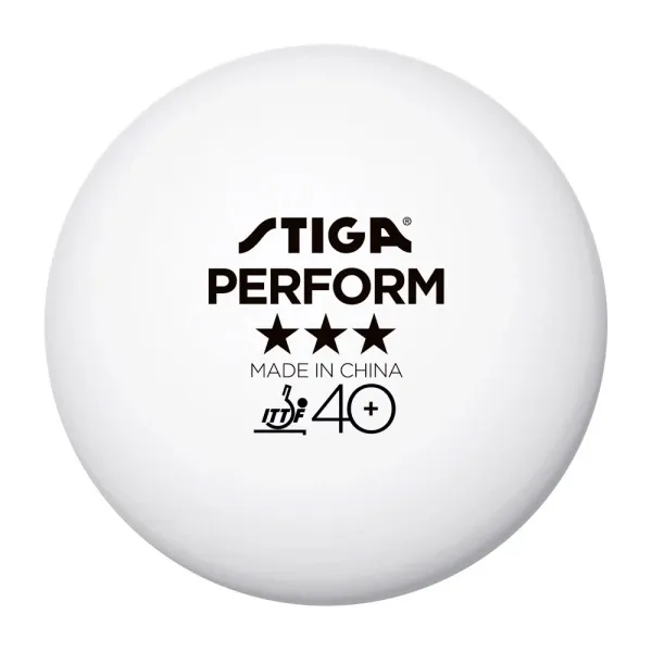 Мяч для наст. тенниса Stiga Perform 3***, 40+, 1113-2110-06, пластик, ITTF Appr., уп.6 шт, бел за 2&nbsp;121.60 ₽ в Новороссийске