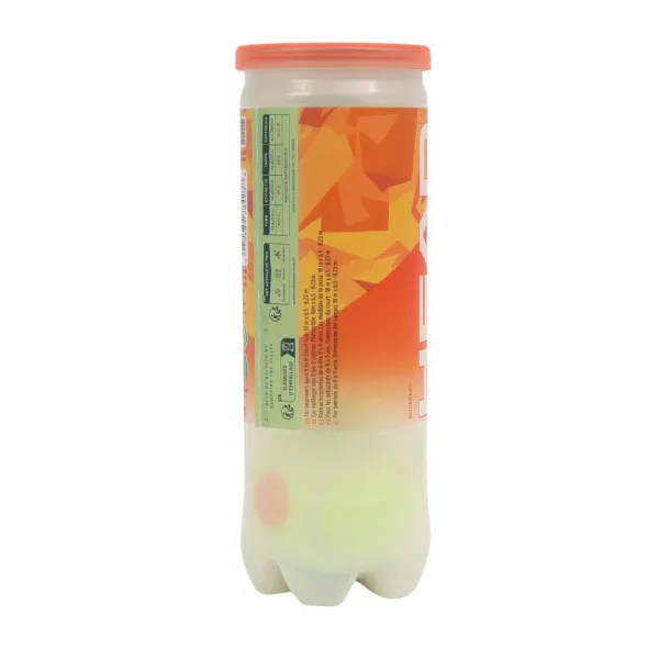Мяч теннисный детский HEAD Stage 2 Orange, 578423,уп.3 шт, фетр,нат.резина,желто-оранжевый за 836.40 ₽ в Новороссийске