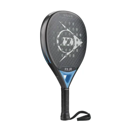 Ракетка для падела Dunlop FX Jr, 10370738, для юниоров, гибрид, графит, черно-голубой за 11&nbsp;019.40 ₽ купить в Новороссийске