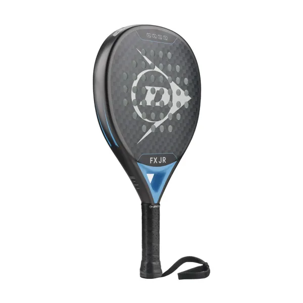 Ракетка для падела Dunlop FX Jr, 10370738, для юниоров, гибрид, графит, черно-голубой за 11&nbsp;019.40 ₽ в Новороссийске