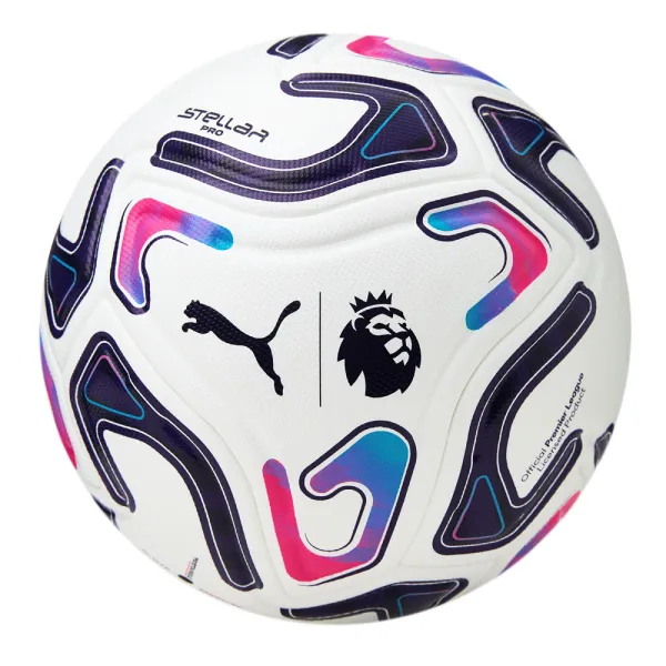 Мяч футб. PUMA Stellar Pro PL, 08510701, р.5, FIFA Quality Pro, 8п, ПУ, термосш, бело-фиолетовый за 9&nbsp;069.50 ₽ в Новороссийске