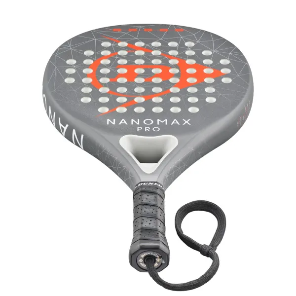 Ракетка для падела Dunlop Nanomax Pro, 10370739, для профессионалов, карбон,серо-оранжевый за 17&nbsp;248.20 ₽ в Новороссийске
