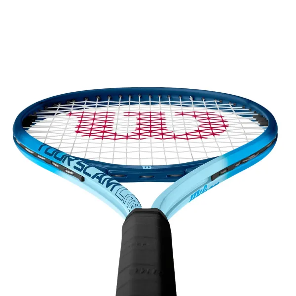 Ракетка б/т Wilson Tour Slam Lite Gr3, WR199010U3,для любит, алюминий, со струнами, сине-голубая за 6&nbsp;358 ₽ в Новороссийске