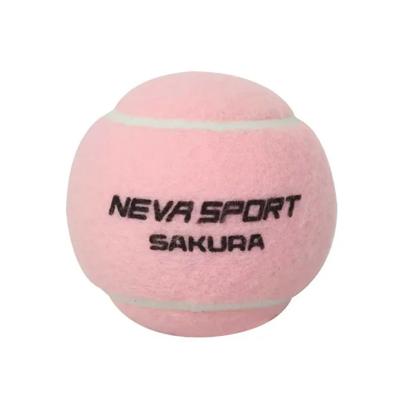 Мяч для падела NS Sakura, UAA2, уп.3 шт, сукно, нат.резина, розовый за 824.50 ₽ в Новороссийске