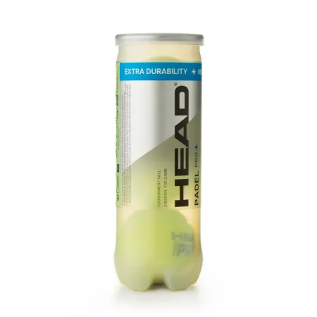 Мяч для падела HEAD Padel Pro+, 540203, уп.3 шт, FIP Approved, войлок,нат.резина,желтый за 933.30 ₽ купить в Новороссийске