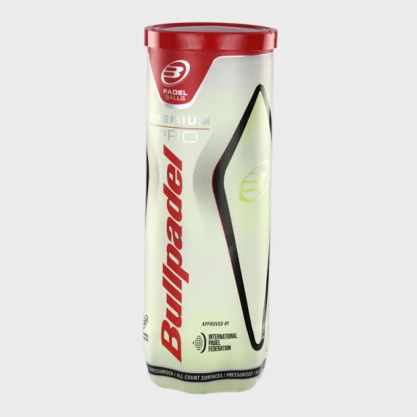 Мяч для падела BULLPADEL Premium PRO, 471959, уп.3 шт, FIP Approved, войлок, нат.резина,желтый за 1&nbsp;094.80 ₽ в Новороссийске