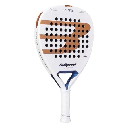 Ракетка для падела BULLPADEL Pearl 27, 497249, для проф-в, стекловолокно,карбон, бело-золотистый за 44&nbsp;319 ₽ купить в Новороссийске