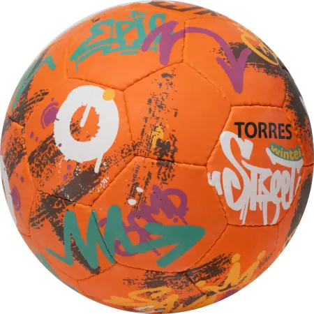 Мяч футб. TORRES Winter Street, F023285, р.5, 32 пан, рез, 4 подкл. слоя, руч. сшив,оранж-мультик. за 2&nbsp;713.20 ₽ купить в Новороссийске