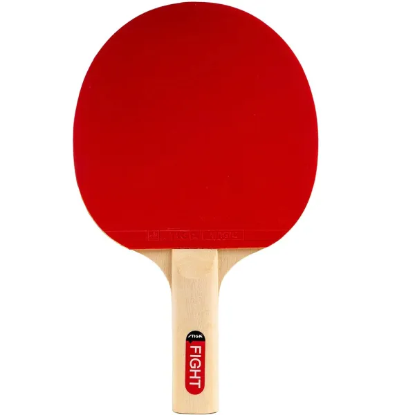 Ракетка для н/т Stiga Fight Red, 184001, для любителей, накладка 1,5 мм ITTF, прямая ручка за 1&nbsp;837.70 ₽ в Новороссийске