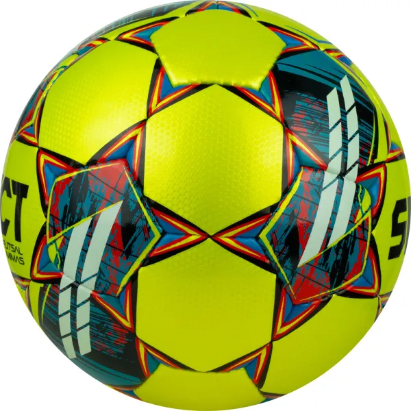 Мяч футзал. SELECT Futsal Mimas, 1053460550, р.4,FIFA Basic, 32 пан, гл.ПУ, руч.сш, жел-сине-красный за 6&nbsp;303.60 ₽ в Новороссийске