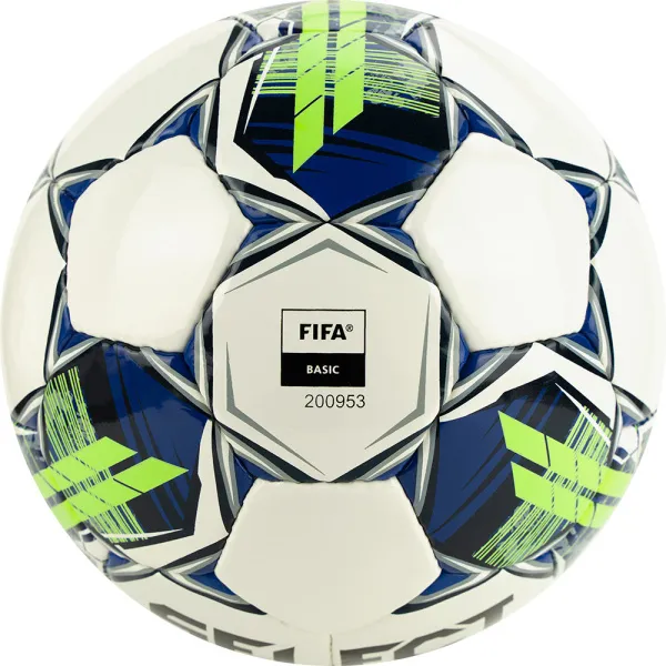 Мяч футзал. SELECT Futsal Master Shiny V22, 1043460004, р.4, Basic,32п, гл.ПУ, руч.сш,бел-син-зел за 7&nbsp;539.50 ₽ в Новороссийске