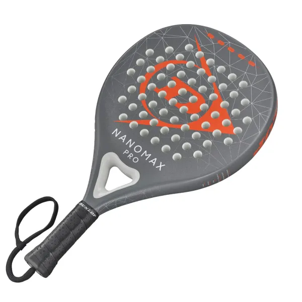 Ракетка для падела Dunlop Nanomax Pro, 10370739, для профессионалов, карбон,серо-оранжевый за 17&nbsp;248.20 ₽ в Новороссийске