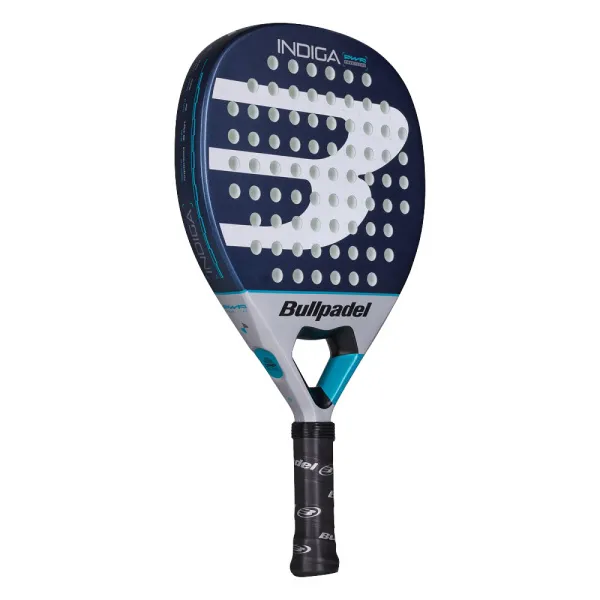 Ракетка для падела BULLPADEL Indiga Power 26, 494416, для начинающих, стекловолокно, темносине-серый за 14&nbsp;672.70 ₽ в Новороссийске