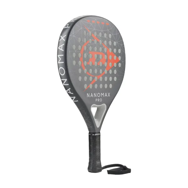 Ракетка для падела Dunlop Nanomax Pro, 10370739, для профессионалов, карбон,серо-оранжевый за 17&nbsp;248.20 ₽ в Новороссийске
