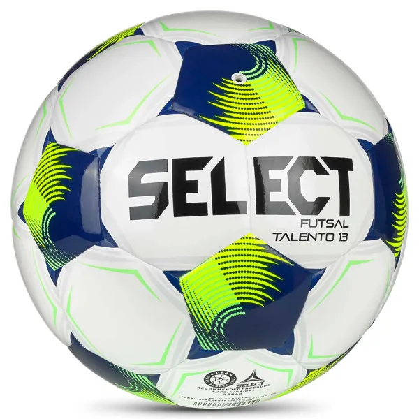 Мяч футзал. SELECT Futsal Talento 13 V26, 1062471015, р.3, 32п, ТПУ, гибр.сш, бело-сине-желтый за 4&nbsp;355.40 ₽ в Новороссийске