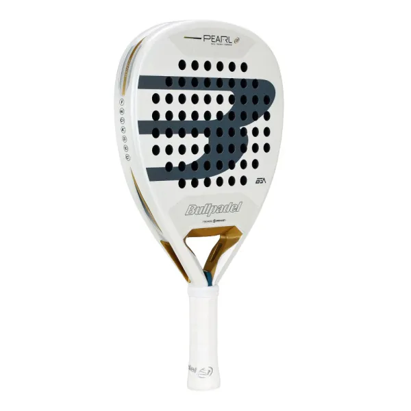 Ракетка для падела BULLPADEL Pearl 26, 493804, для профессионалов, карбон, бело-серый за 35&nbsp;929.50 ₽ в Новороссийске