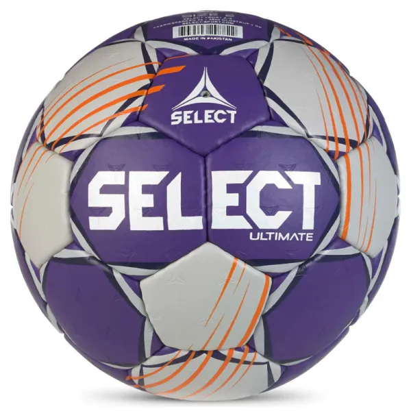 Мяч ганд. SELECT Ultimate Official EHF V24, 1612858999, Senior(р.3), EHF Appr, ПУ, руч.сш, фиол-сер за 15&nbsp;504 ₽ в Новороссийске
