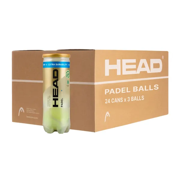 Мяч для падела HEAD Padel Pro S+, 540303, уп.3 шт, FIP Approved, войлок,нат.резина,желтый за 933.30 ₽ в Новороссийске
