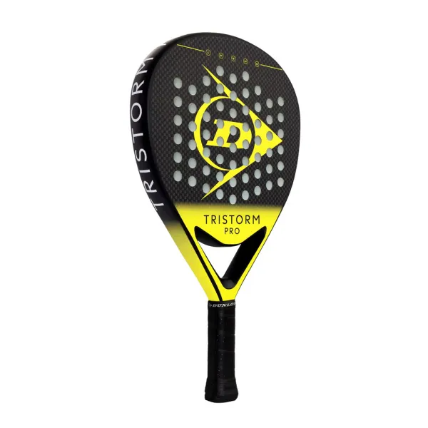 Ракетка для падела Dunlop Tristorm Pro, 10359946, для опытных игроков, графит, черно-желтый за 19&nbsp;643.50 ₽ в Новороссийске