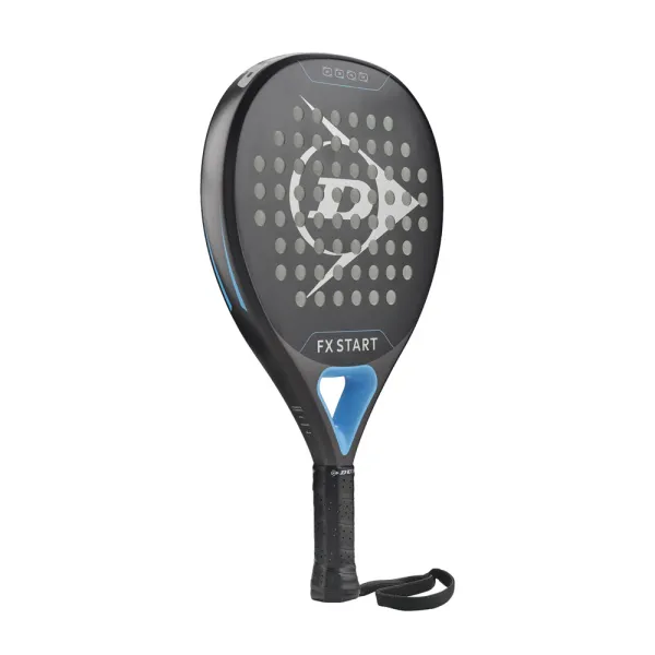 Ракетка для падела Dunlop FX Start, 10370737, для начинающих, гибрид, графит, черно-синий за 13&nbsp;175 ₽ в Новороссийске