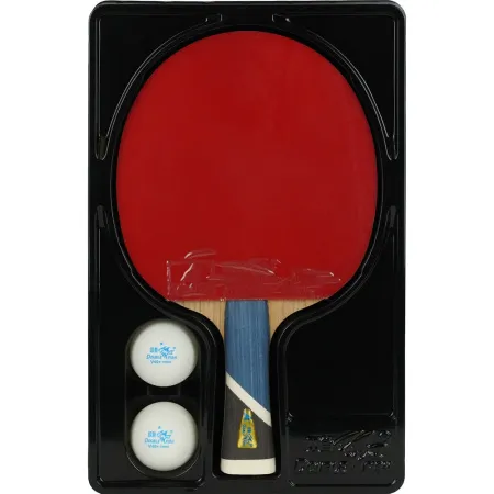 Ракетка для н/т DOUBLE FISH 5A+C, для продвин, ITTF Appr, накл. 2,1 мм, конич. ручка+ 2 мяча V40+мм за 2&nbsp;779.50 ₽ купить в Новороссийске
