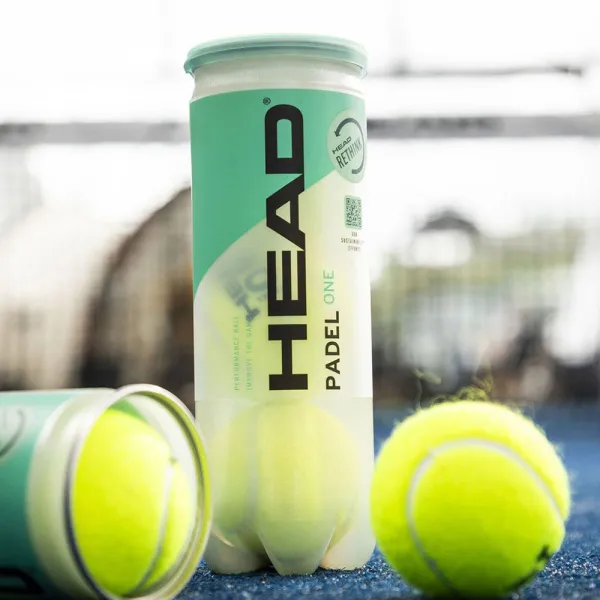 Мяч для падела HEAD Padel One S, 575383, уп.3 шт, FIP Approved, войлок,нат.резина,желтый за 933.30 ₽ в Новороссийске