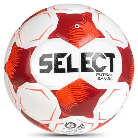 Мяч футзал. SELECT Futsal Samba v26, 1063471008, р.4,FIFA Basic, 32п, ТПУ, гибр.сш, бел-кр-черн за 5&nbsp;618.50 ₽ купить в Новороссийске