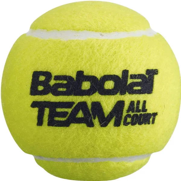 Мяч теннисный BABOLAT Team All Court,502081, уп.4 шт,одобр.ITF, сукно, нат.резина,желтый за 2&nbsp;385.10 ₽ в Новороссийске