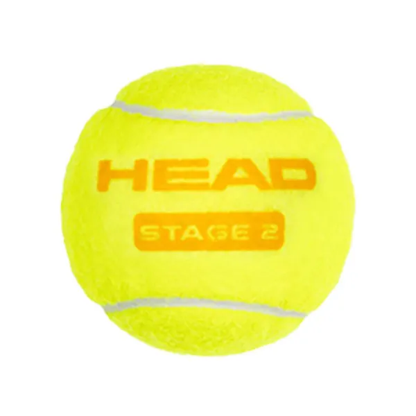 Мяч теннисный детский HEAD Stage 2 Orange, 578423,уп.3 шт, фетр,нат.резина,желто-оранжевый за 836.40 ₽ в Новороссийске