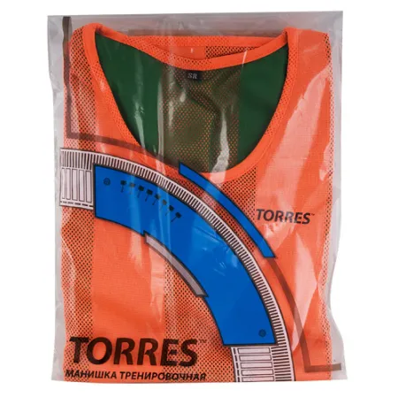 Манишка детская TORRES двухсторонняя, TR11949O/G, р.Jr, тренировочная, полиэстер, оранж-зелен за 1&nbsp;026.80 ₽ купить в Новороссийске