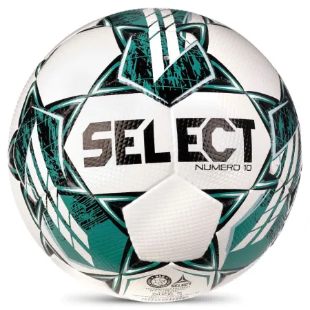 Мяч футб. SELECT NUMERO 10 V23, 0575060004, р.5, FIFA Basic, 32п, ПУ, руч. сш, бело-бирюзовый за 8&nbsp;051.20 ₽ купить в Новороссийске