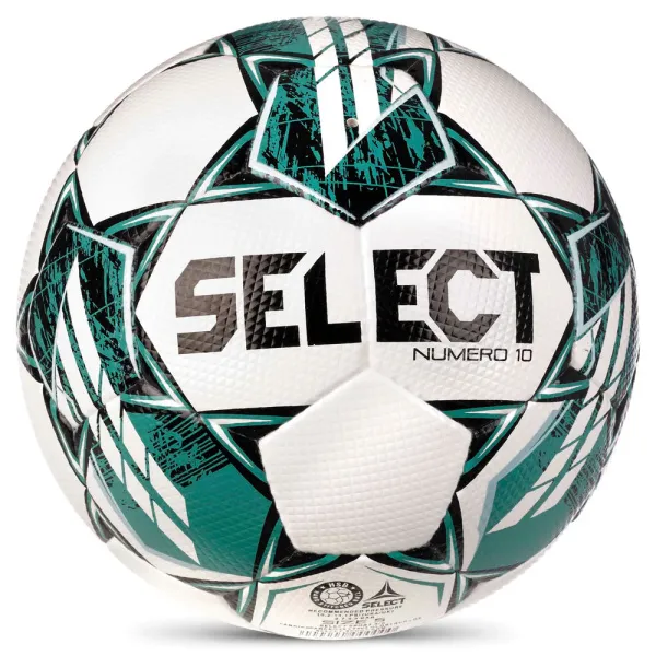 Мяч футб. SELECT NUMERO 10 V23, 0575060004, р.5, FIFA Basic, 32п, ПУ, руч. сш, бело-бирюзовый за 8&nbsp;051.20 ₽ в Новороссийске