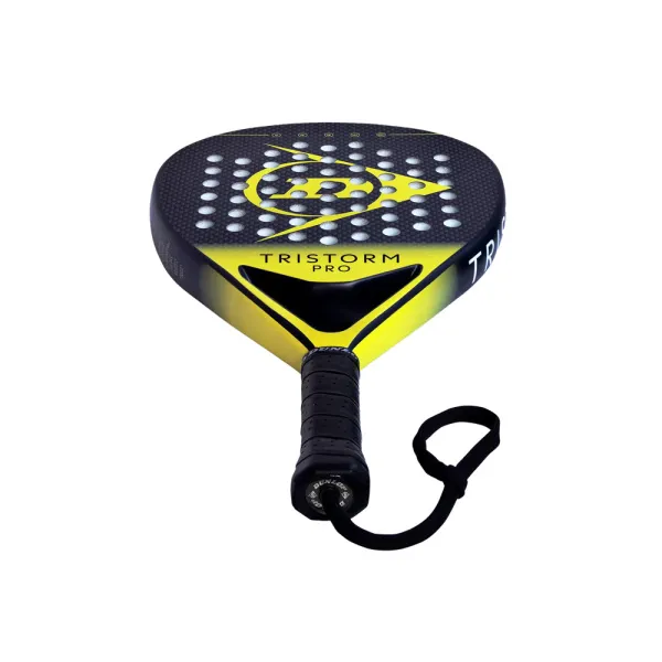 Ракетка для падела Dunlop Tristorm Pro, 10359946, для опытных игроков, графит, черно-желтый за 19&nbsp;643.50 ₽ в Новороссийске