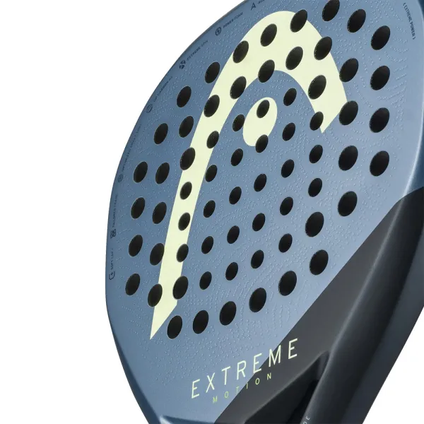 Ракетка для падела HEAD Extreme Motion, 223135, для профессионалов, углеродное волокно, темно-синий за 26&nbsp;894 ₽ в Новороссийске