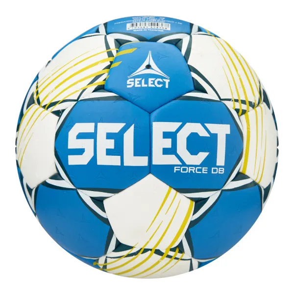 Мяч ганд. SELECT HB FORCE DB V25, 1622858205, Senior (р.3), EHF Appr,ПУ, гибр.сш., сине-белый за 8&nbsp;438.80 ₽ в Новороссийске