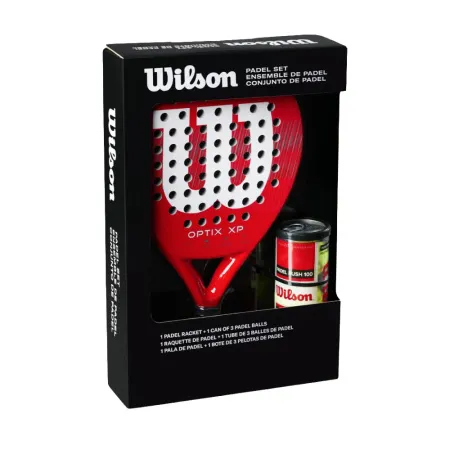 Набор для падела WILSON Optix XP Padel KIT, WR202110U2, ракетка + 3мяча, красный за 20&nbsp;362.60 ₽ купить в Новороссийске